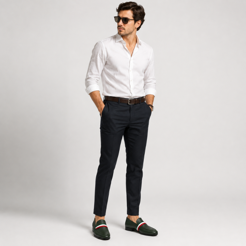 Striker Tricolor Luxury Leather Loafer