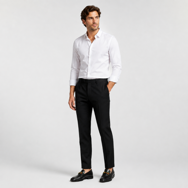 Stryker Midnight Horsebit Leather Loafers