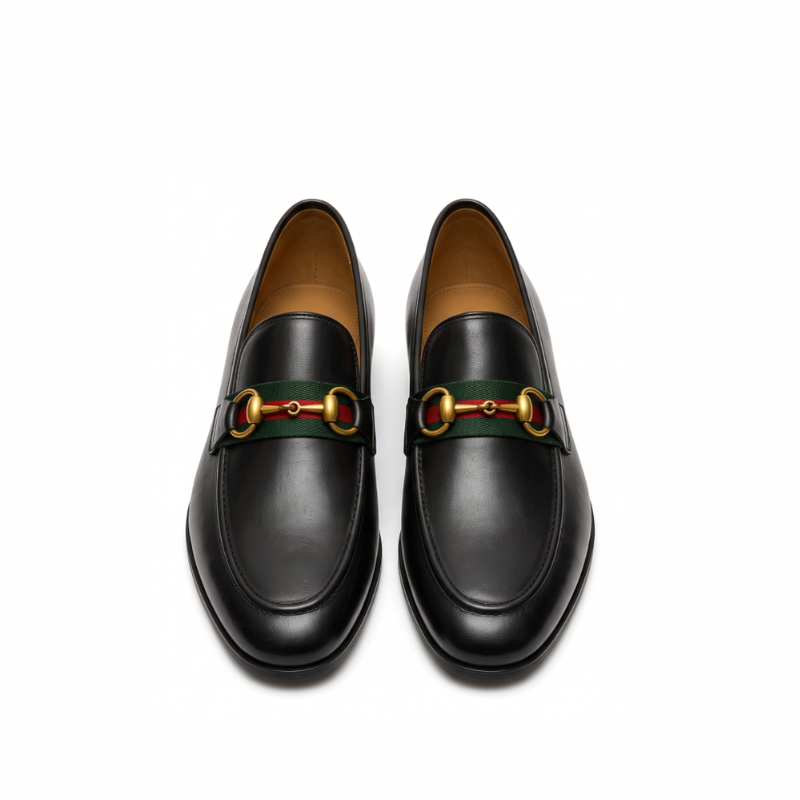 Stryker Midnight Horsebit Leather Loafers