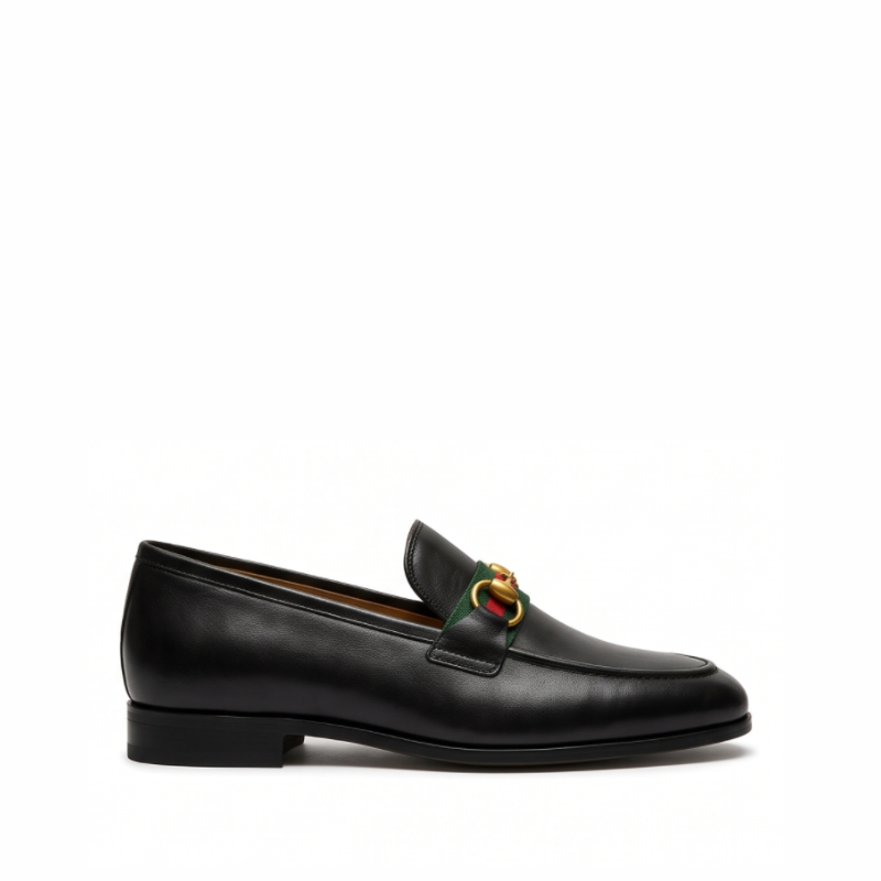 Stryker Midnight Horsebit Leather Loafers