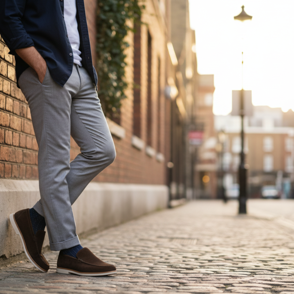 Suede Legacy Craft Loafers with Luxe Finish