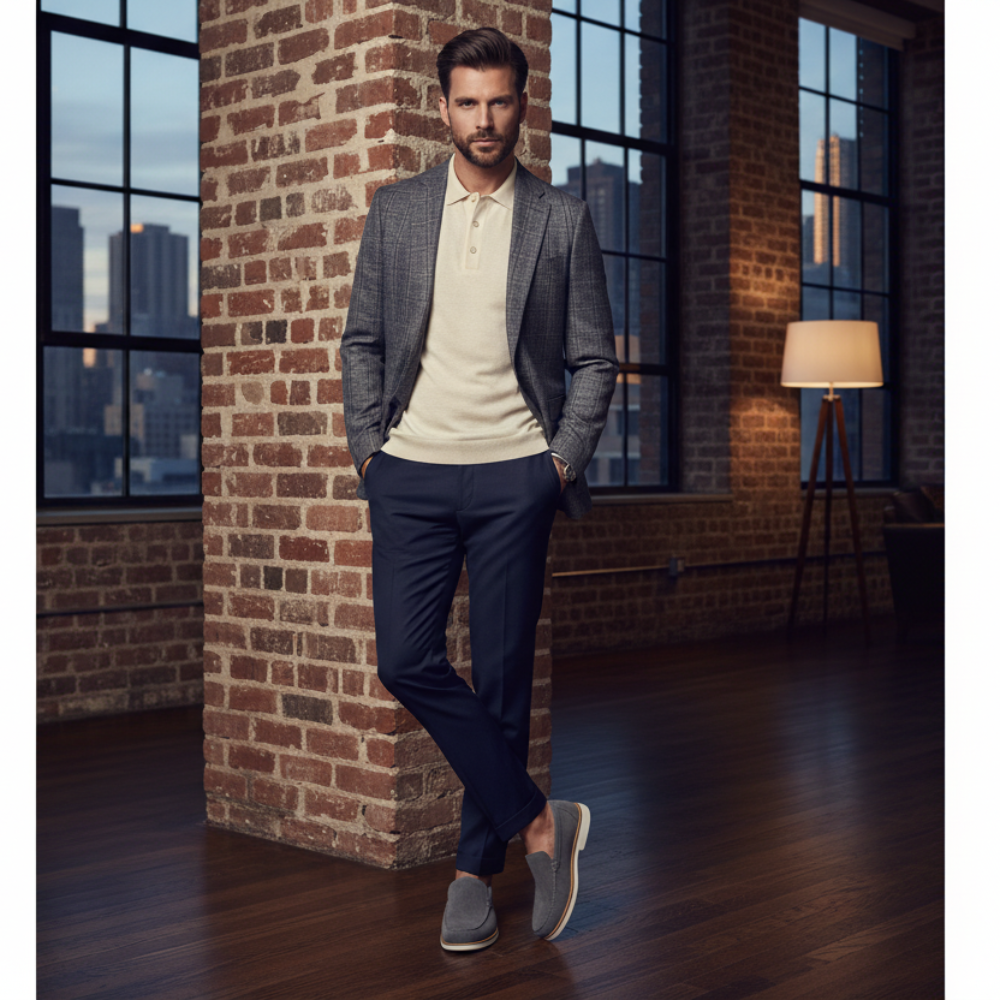 Suede Legacy Craft Loafers with Luxe Finish