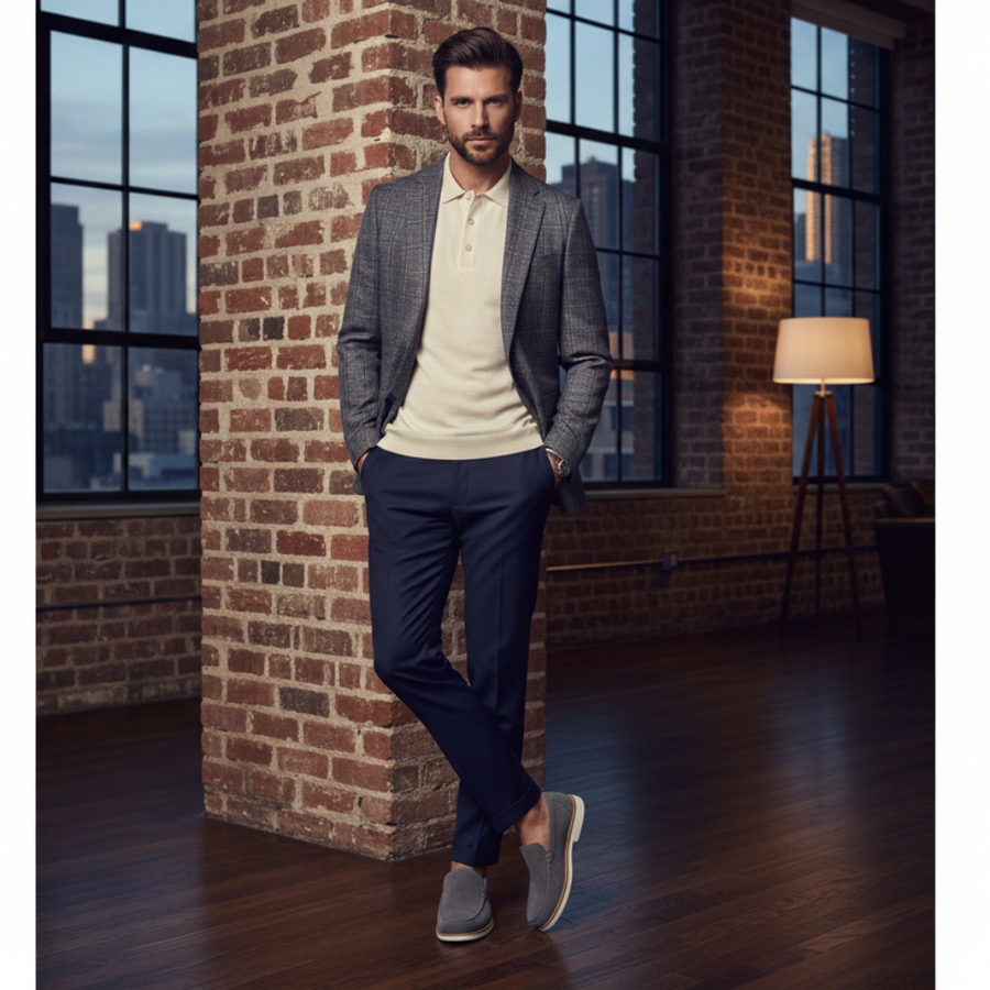 Suede Legacy Craft Loafers with Luxe Finish