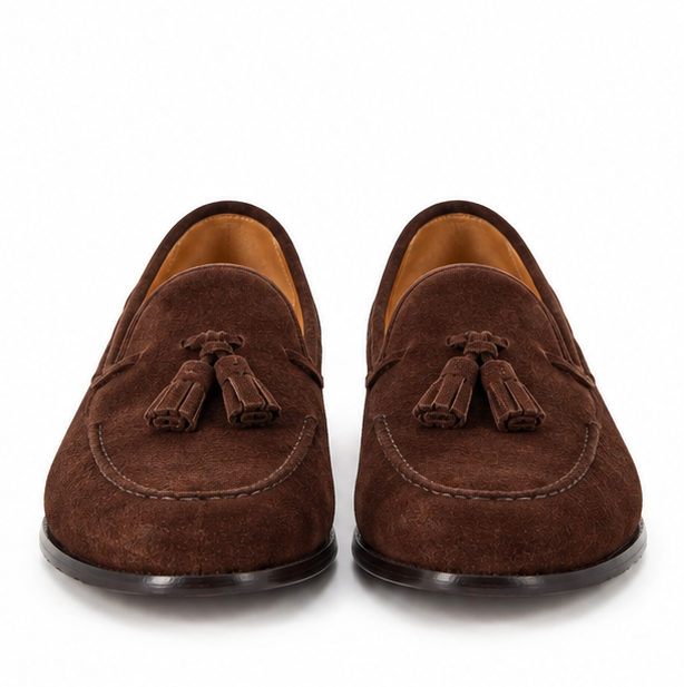 Suede Moccasin with Luxury Tassels