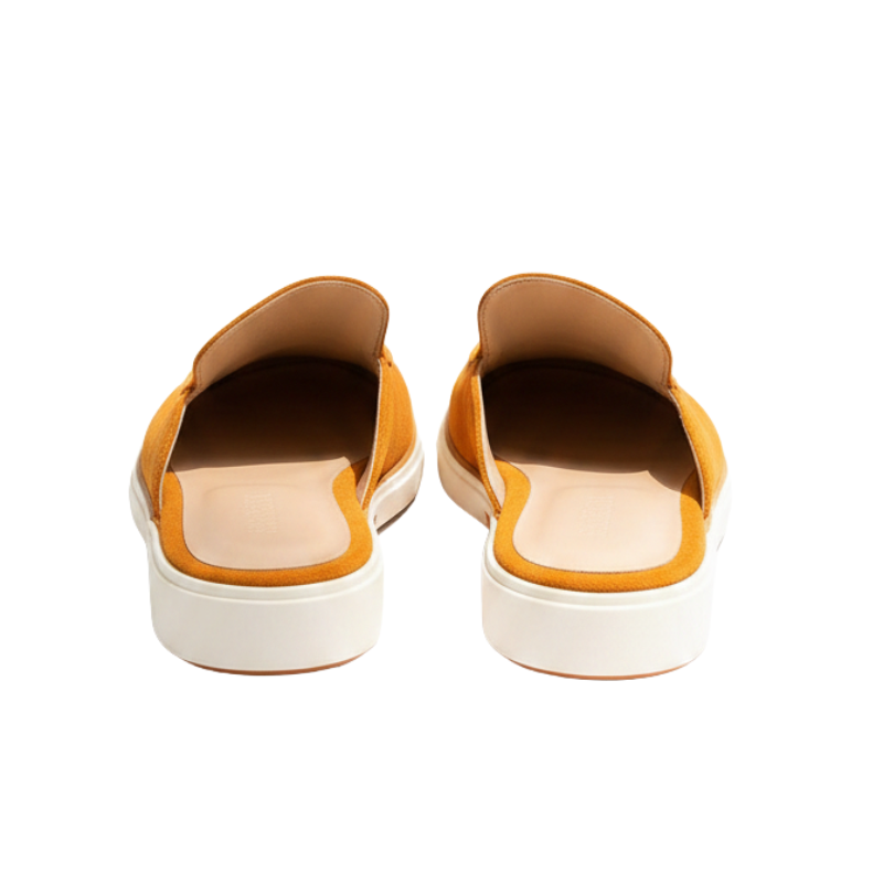 Sunset Luxe Suede Slip On Mule