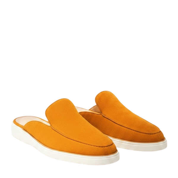 Sunset Luxe Suede Slip-On Mule