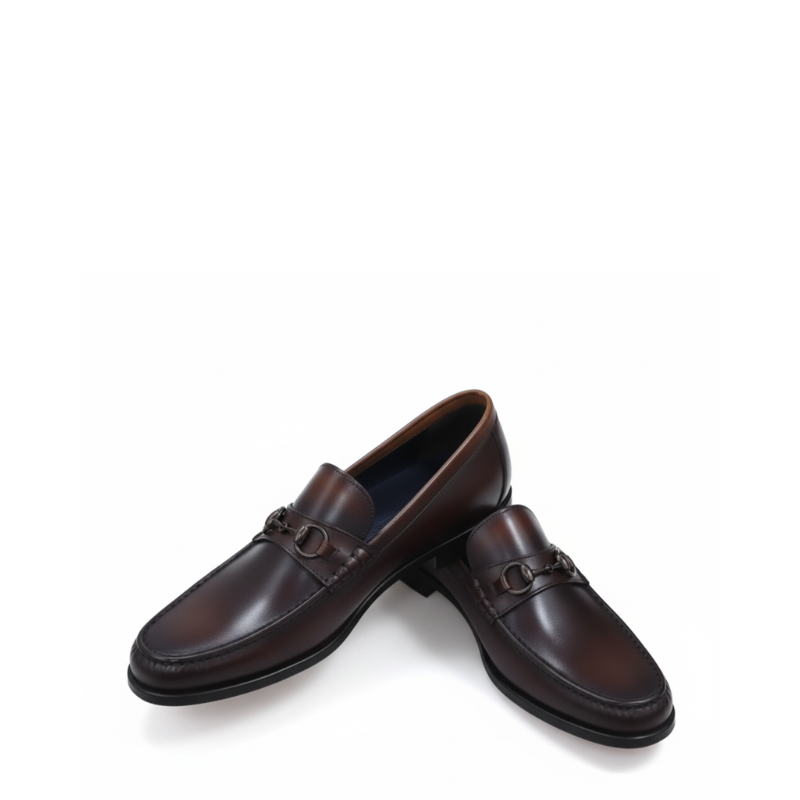 Supreme Elegance Leather Horsebit Loafers