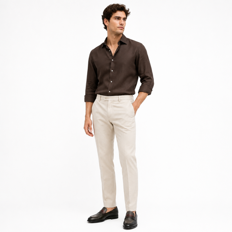 Thaddeus Classic Leather Penny Loafer