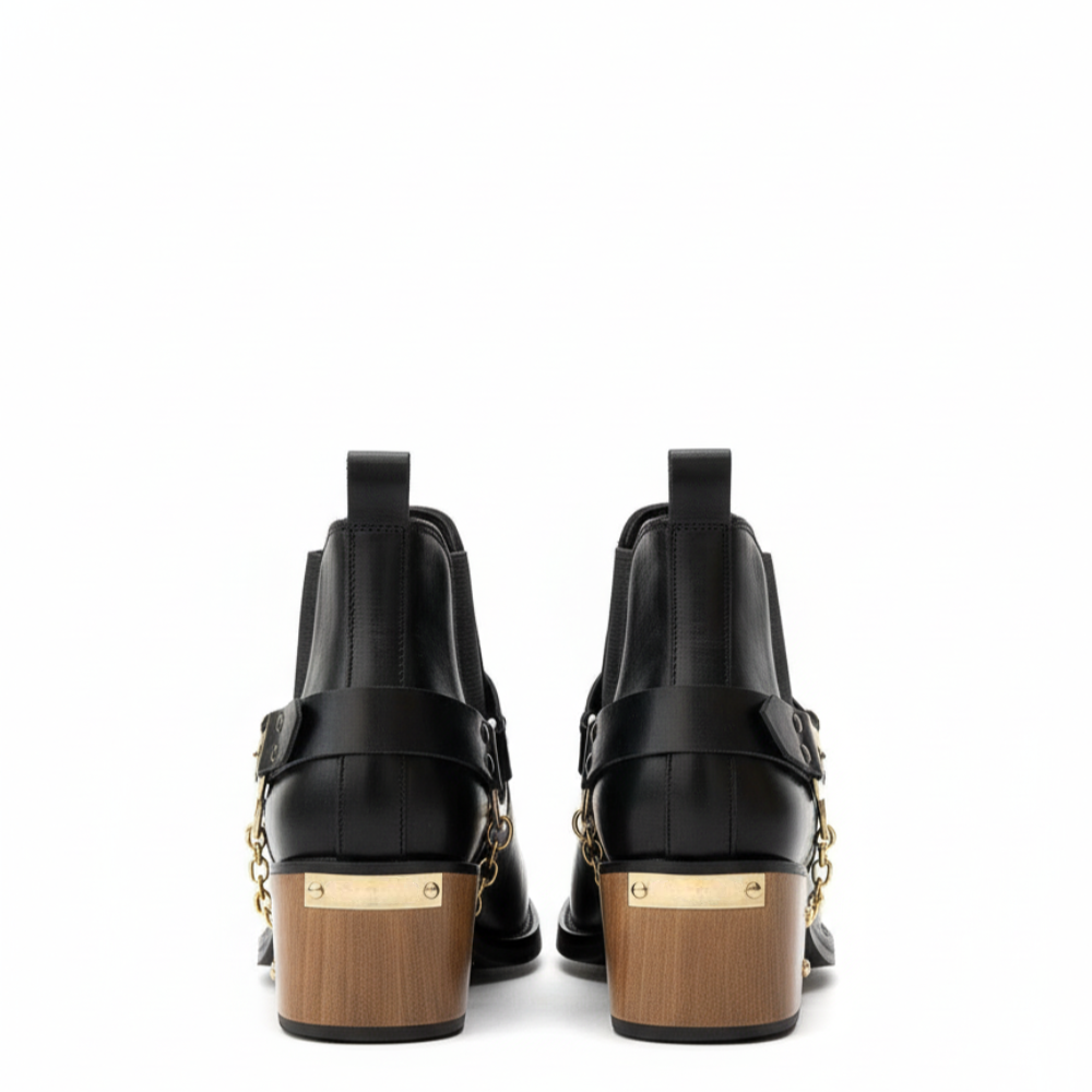 Golden Crest Luxe Iconic Statement Boots