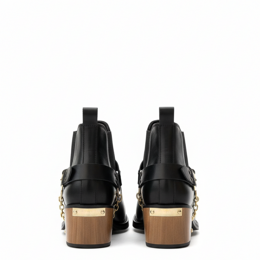 Golden Crest Luxe Iconic Statement Boots