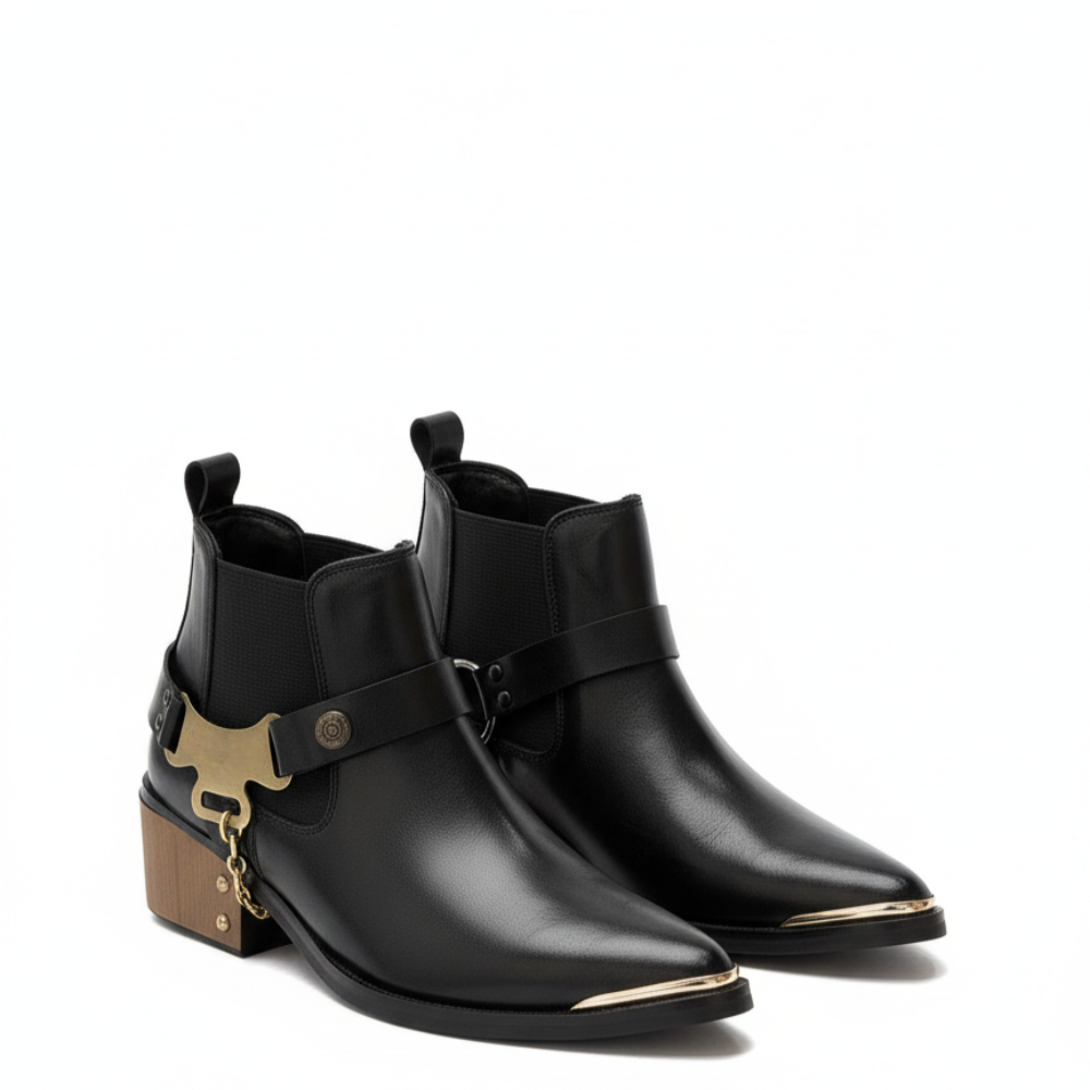 Golden Crest Luxe Iconic Statement Boots