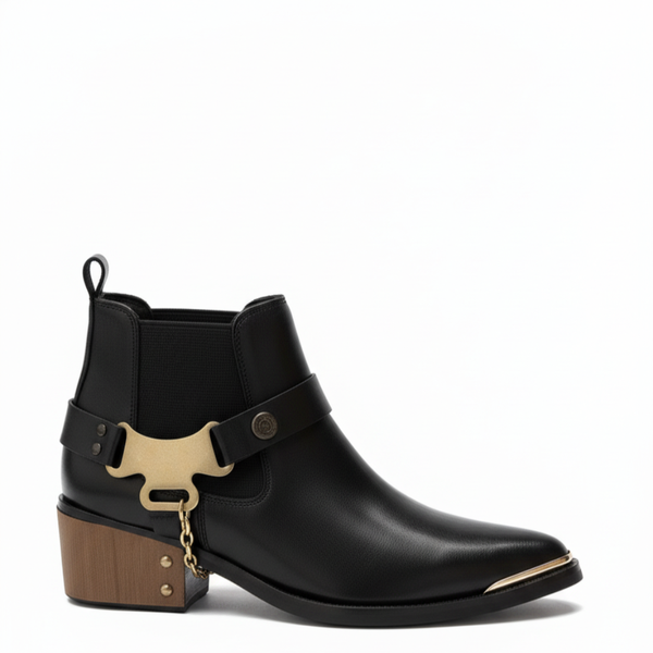 Golden Crest Luxe Iconic Statement Boots