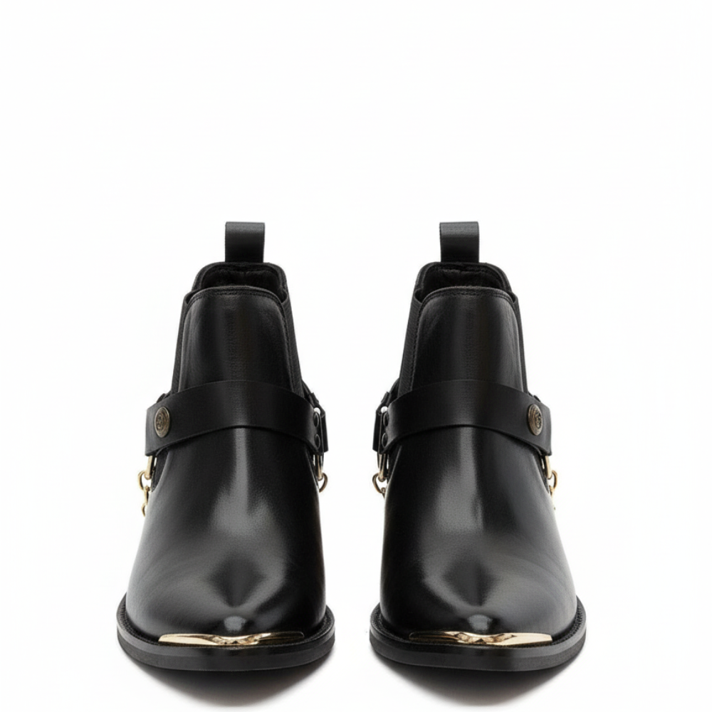 Golden Crest Luxe Iconic Statement Boots