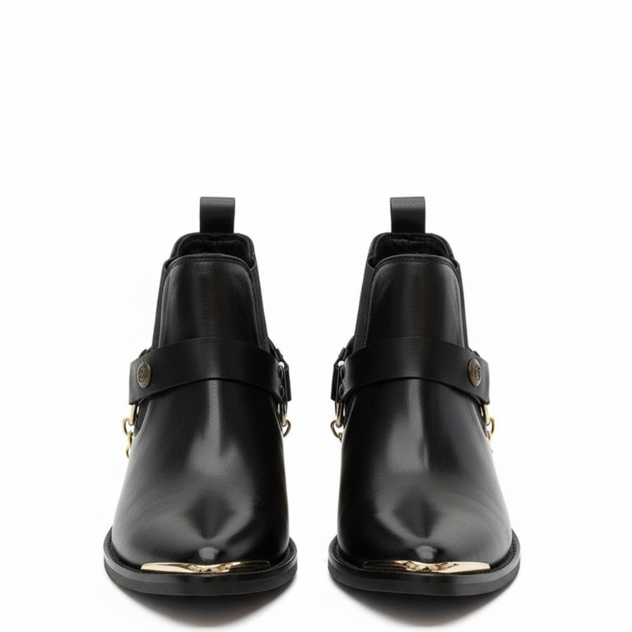Golden Crest Luxe Iconic Statement Boots