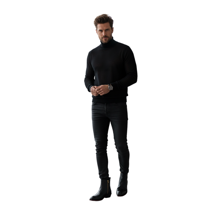 Midnight Orchid Italian Luxe Chelsea Boots