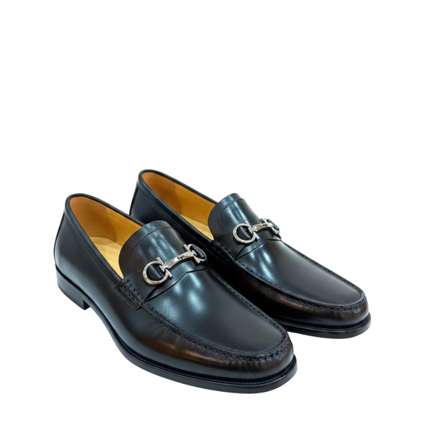 Theodore Heritage Leather Horsebit Loafers