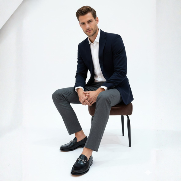 Theodore Heritage Leather Horsebit Loafers