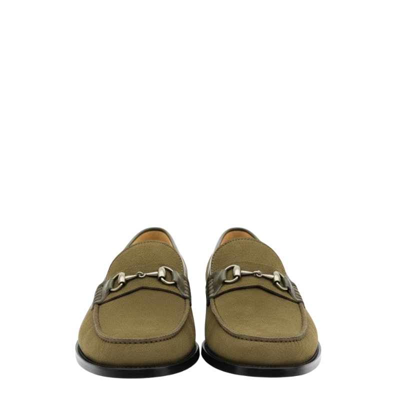 Italian Elegance Suede Horsebit Loafers