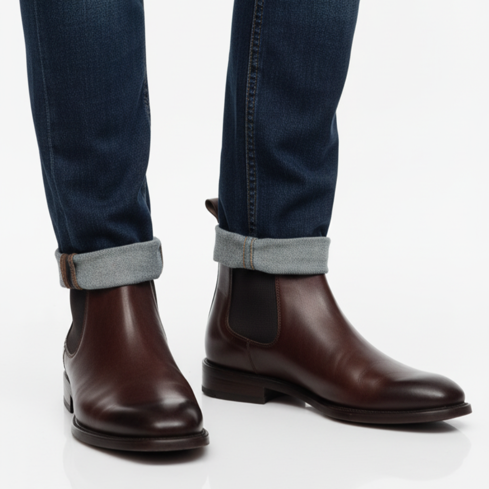 Torino Leather Luxe Chelsea Boots