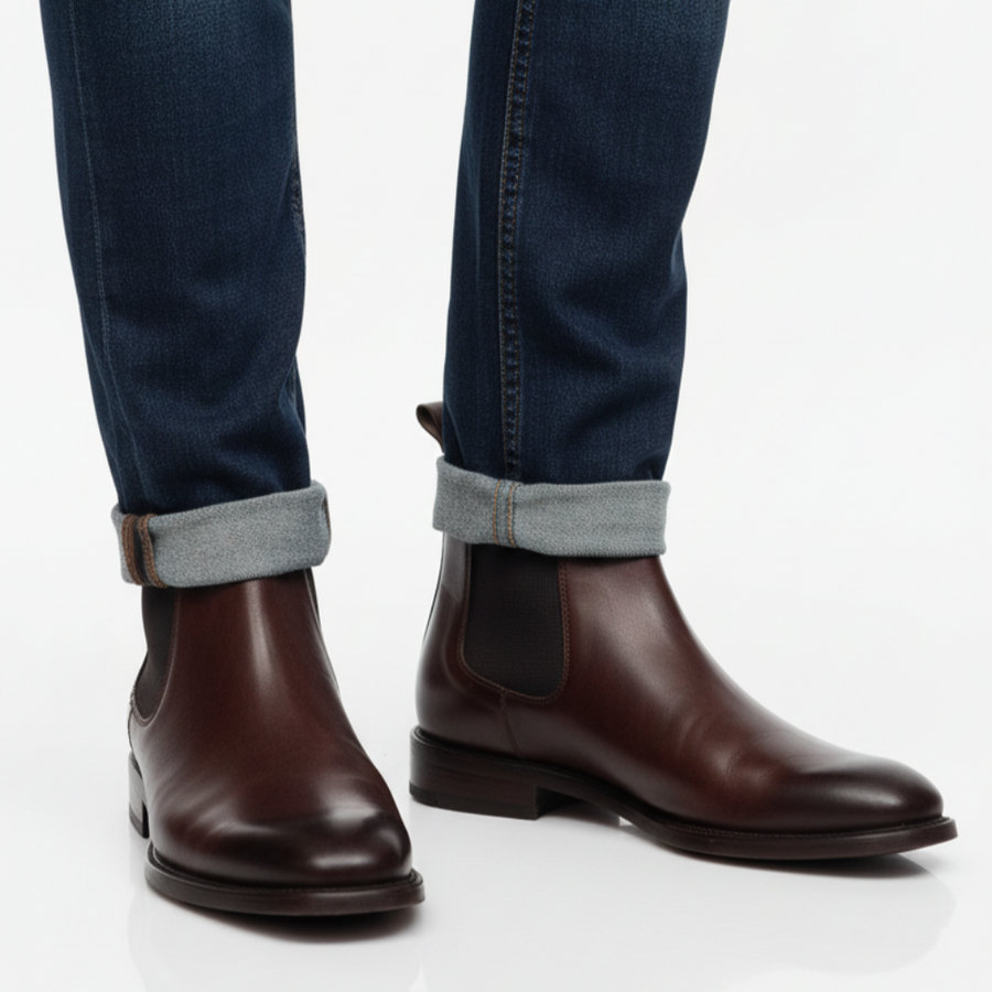 Torino Leather Luxe Chelsea Boots