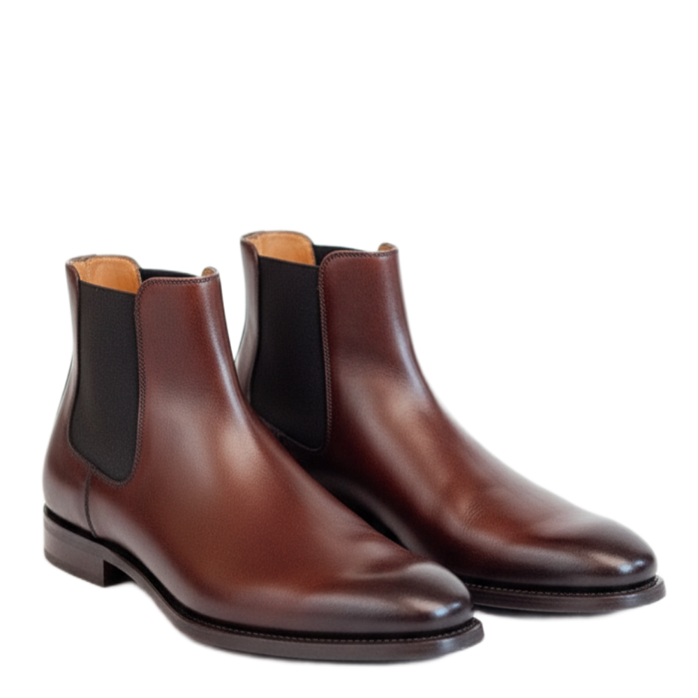 Torino Leather Luxe Chelsea Boots