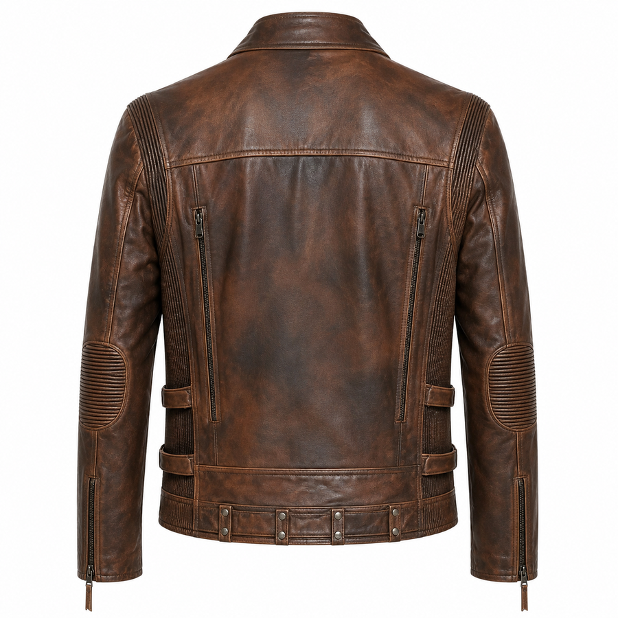 Torvian Vintage Moto Leather Jacket