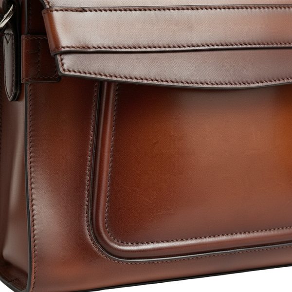 Tuscan Heritage Leather Crossbody Messenger