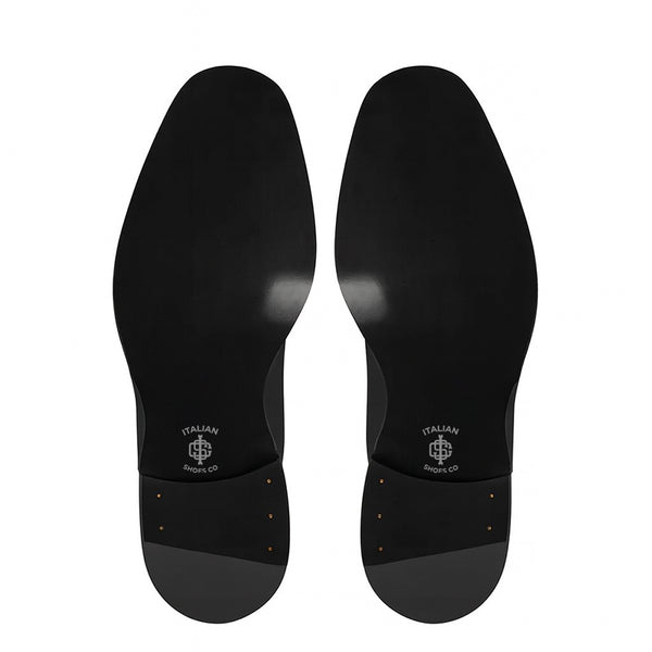Studded Leather Chelsea Boots For Men