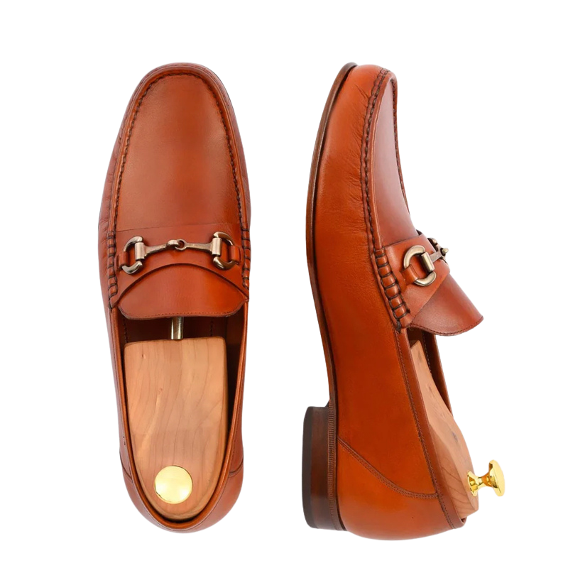 Men s Leather Brown Timeless Elegance Loafer