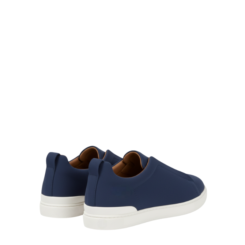 Luxury Edition Triple Stitch Blue Sneaker for Men's