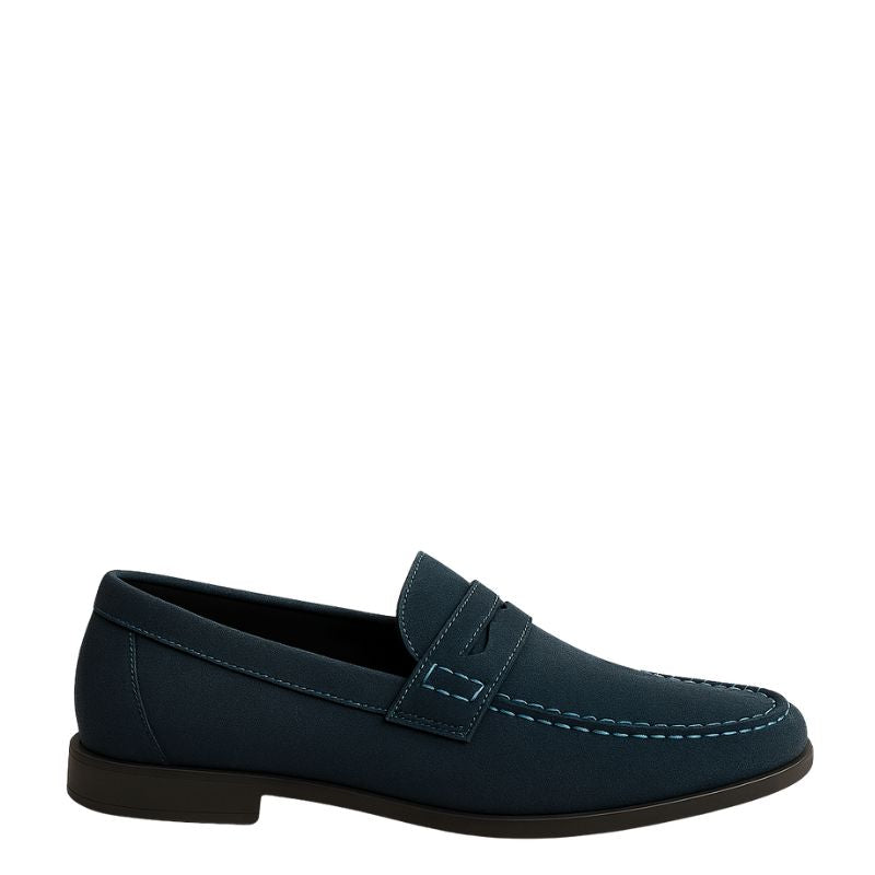 Italian Suede Penny Loafer for Mens