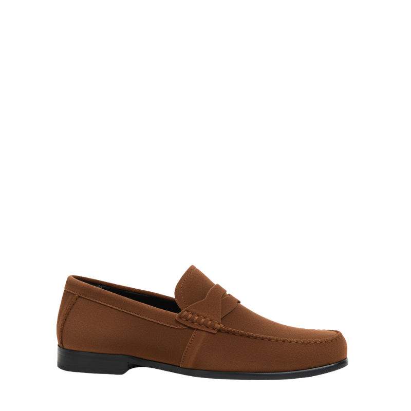 Luxury Seude Heritage Penny-strap Moc Loafers