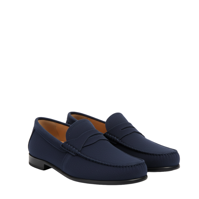 Luxury Seude Heritage Penny-strap Moc Loafers