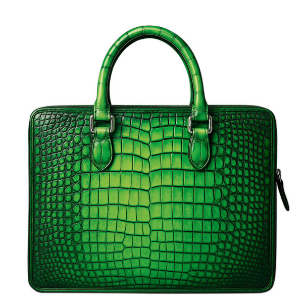 Men s Original Luxury Crocodile Leather Briefcase Bag