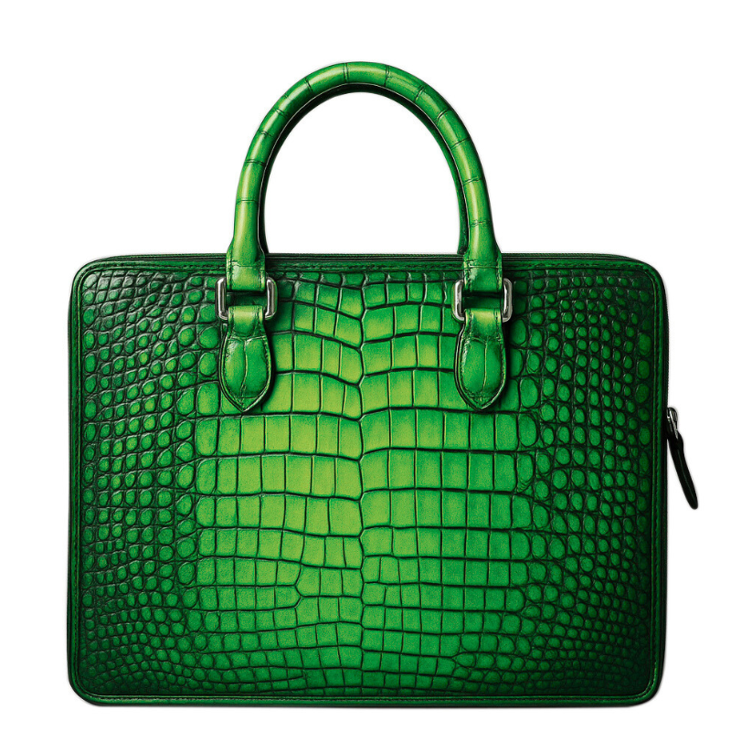 Men's Original Crocodile Leather Briefcase Bag