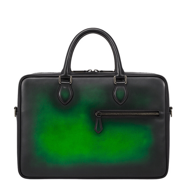 Men s Multifunctional Leather Luxury Briefcase Bag