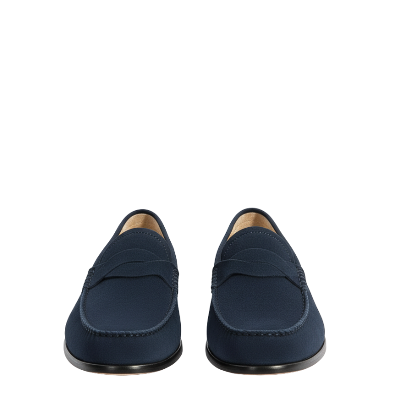 Luxury Seude Heritage Penny-strap Moc Loafers