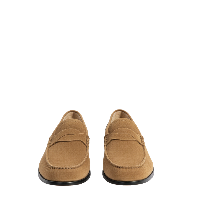 Luxury Seude Heritage Penny-strap Moc Loafers