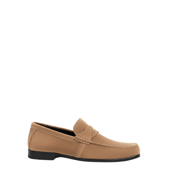 Luxury Suede Heritage Penny strap Moc Loafers - Tan