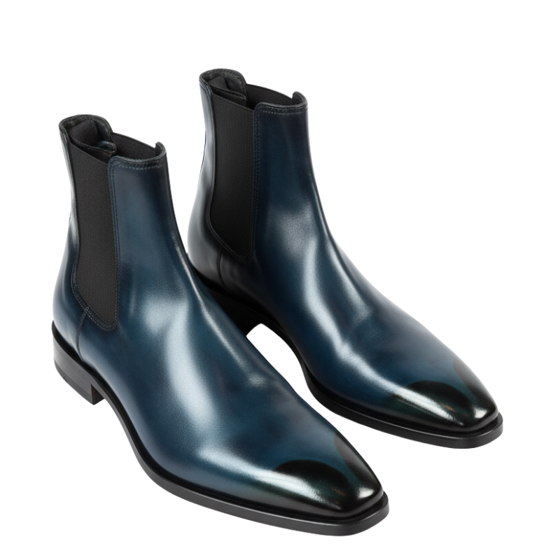Midnight Dual Shade Luxurious Chelsea Boots