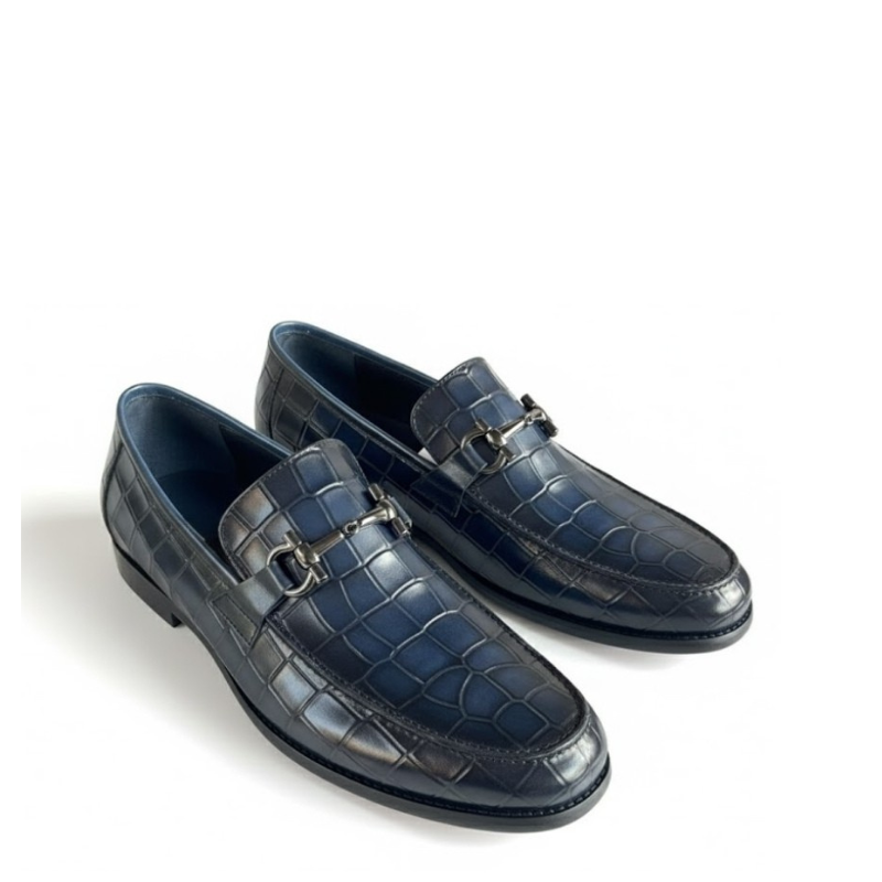 Croc Luxe Classic Horsebit Loafers