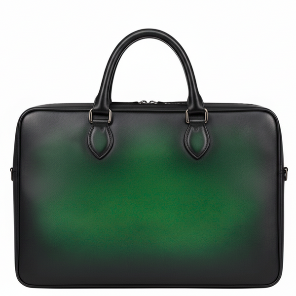 Mens Multifunctional Leather Luxury Briefcase Bag