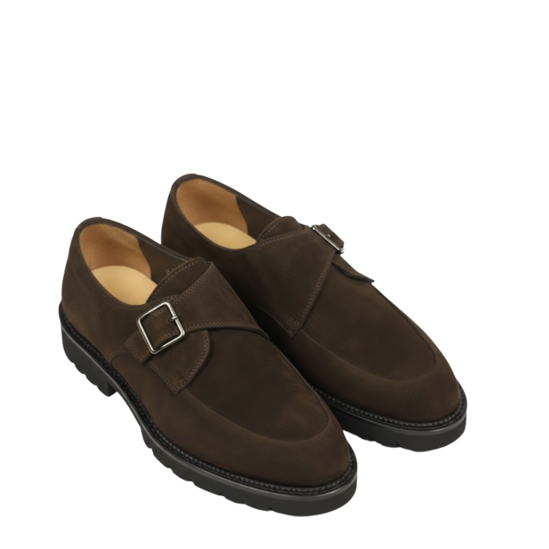 Terra Buckle-strap Monk Shoes