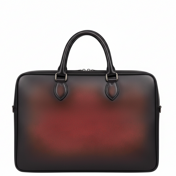 Mens Multifunctional Leather Luxury Briefcase Bag