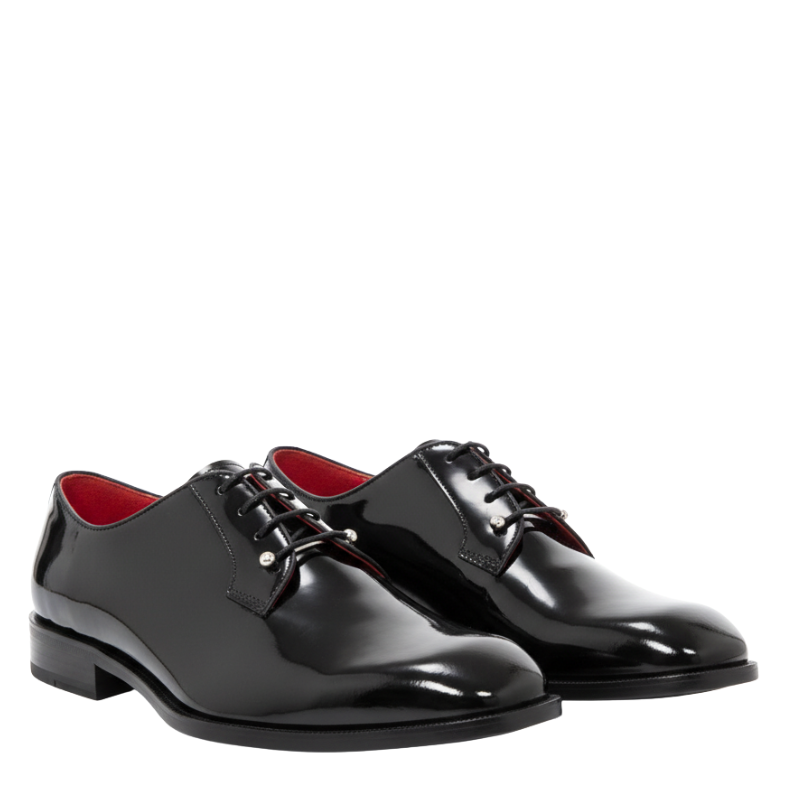 High-Gloss Italian Derby Shoes Derby Shoes
