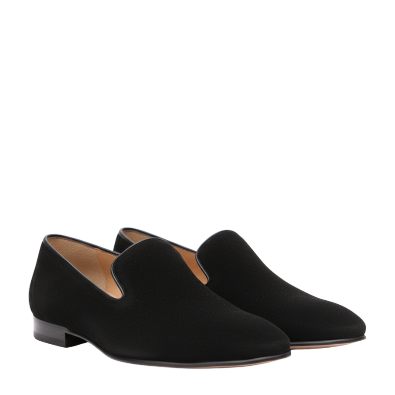 Midnight Royale Velvet Loafers
