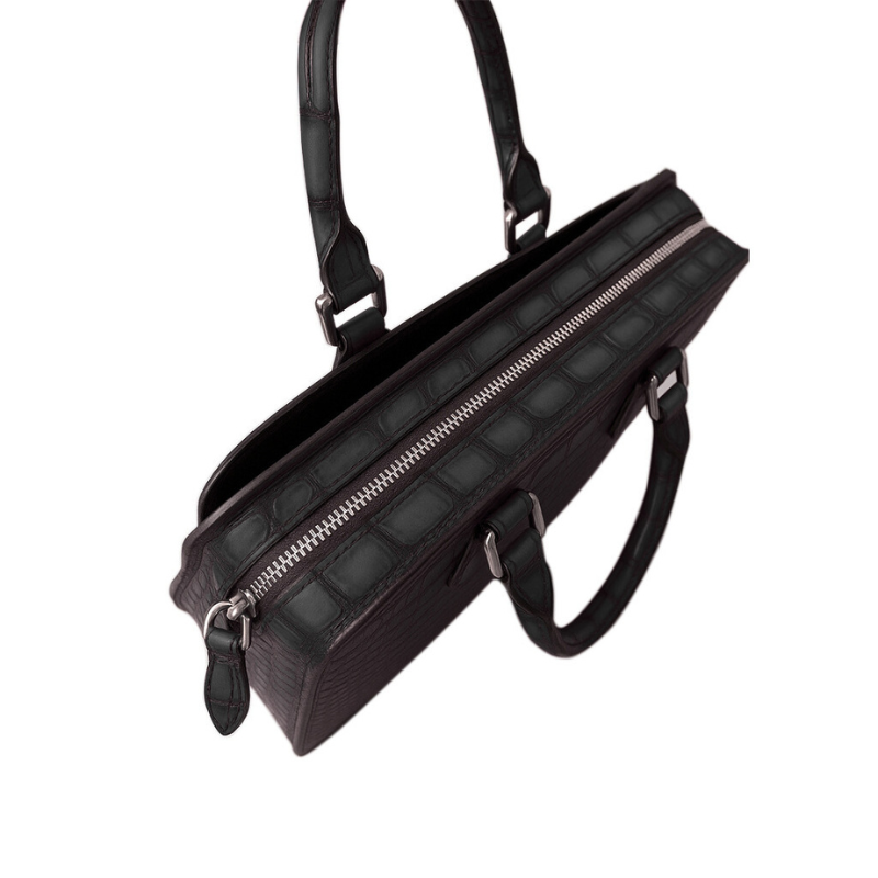 Men's Original Crocodile Leather Briefcase Bag