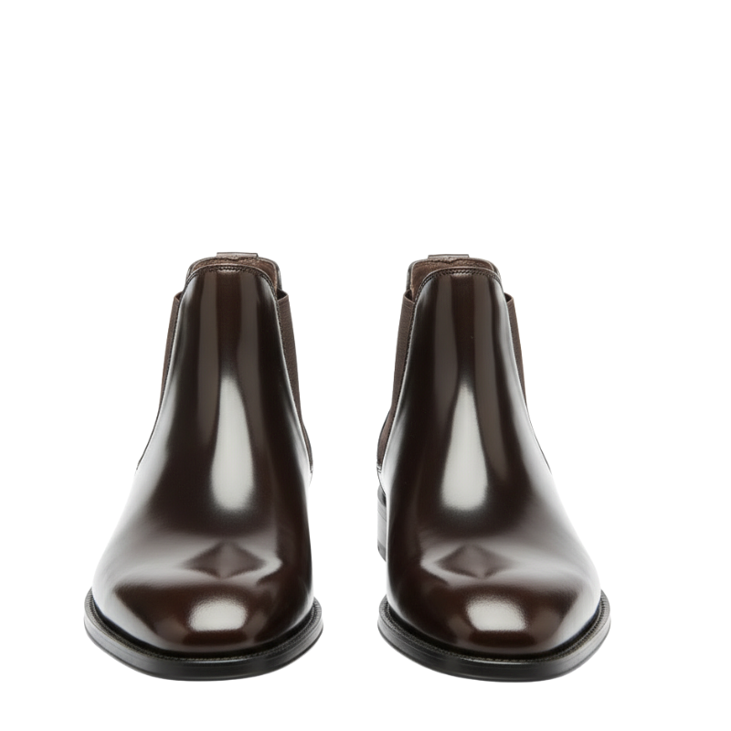 Premium Sharpen Gloss Chelsea Boots
