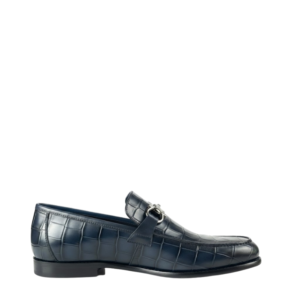 Croc Luxe Classic Horsebit Loafers - Blue