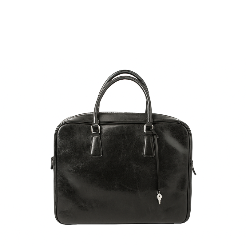 Men s Regent Carryall Brown Accents Briefcase